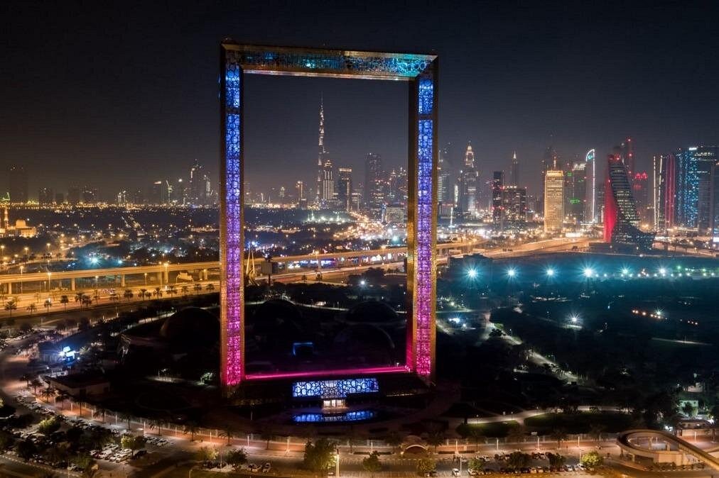 An architectural marvel offering panoramic views of Old and New Dubai. Great for photos and quick history lessons. Dubai Frame Tours