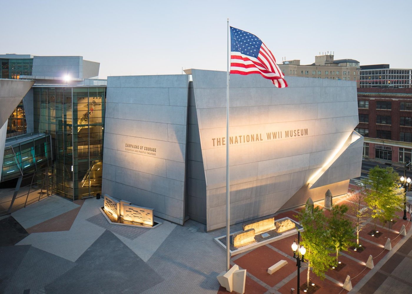 plus an extensive selection of memorabilia and machines used in the D-Day landings, the National WWII Museum