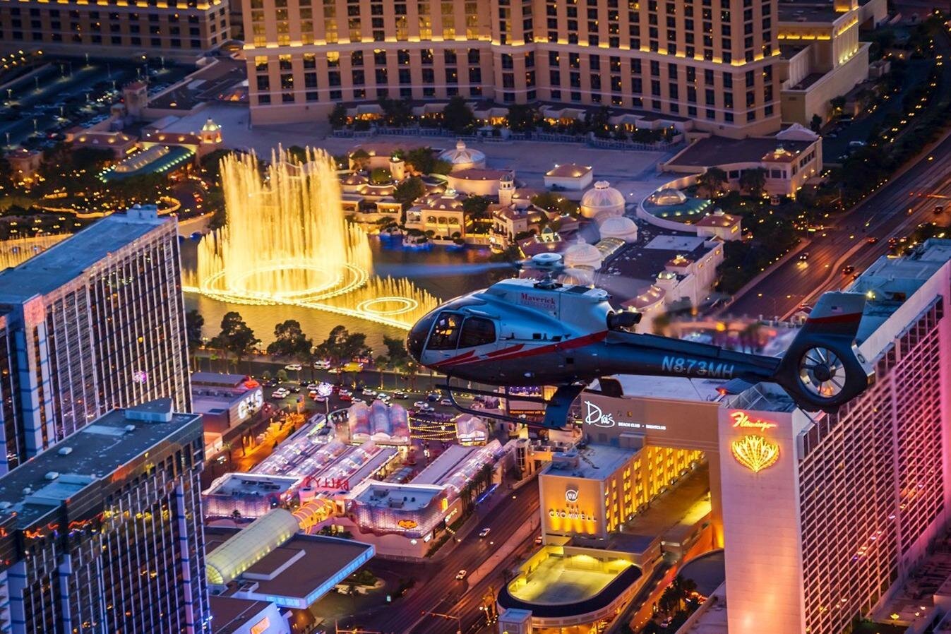 Helicopter Tour Over the Strip