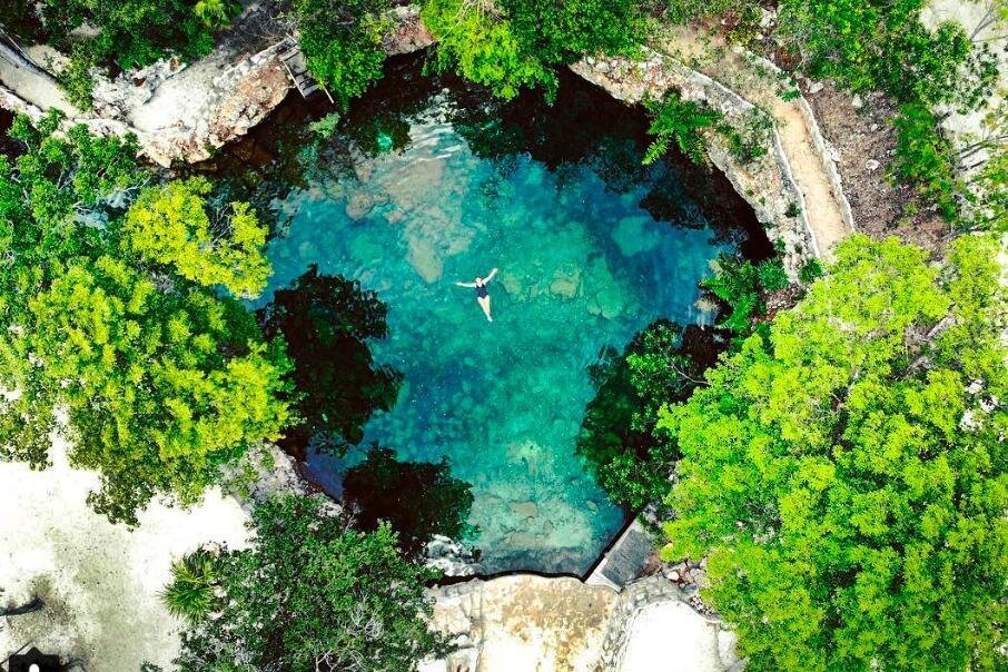 cenote dives near Tulum.