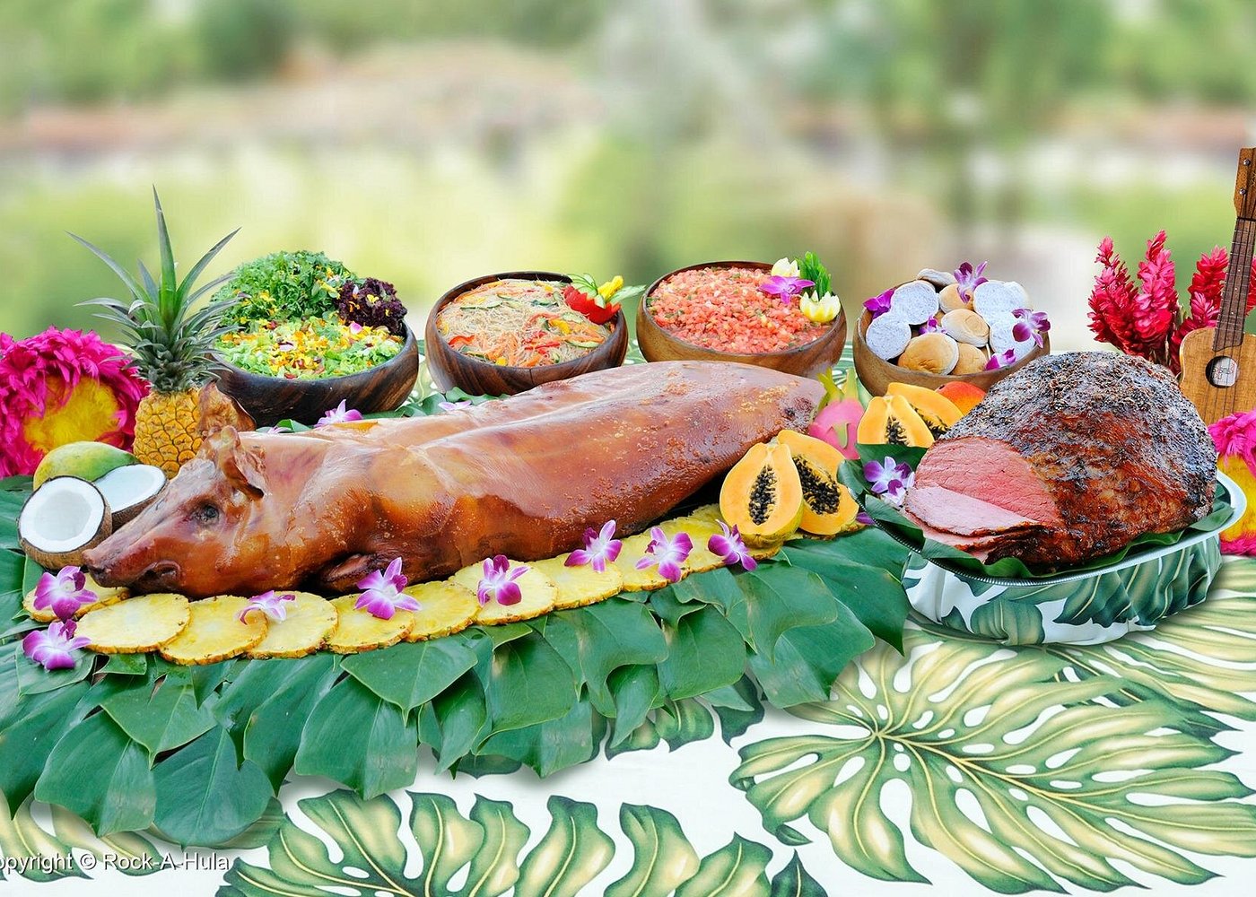 Hawaii Island Tours 10 Waikiki Luau Buffet with Optional Rock-A-Hula Show Ticket. Hawaii Island Tours