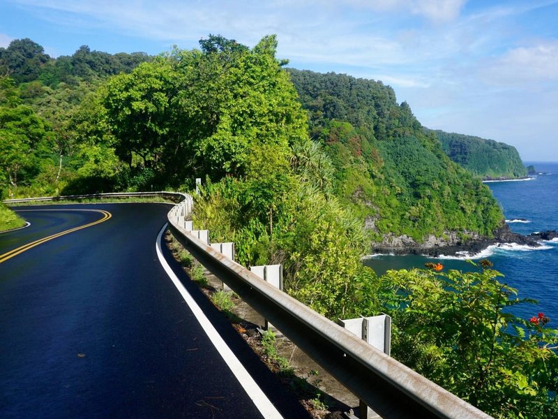 A medio camino de Hana!