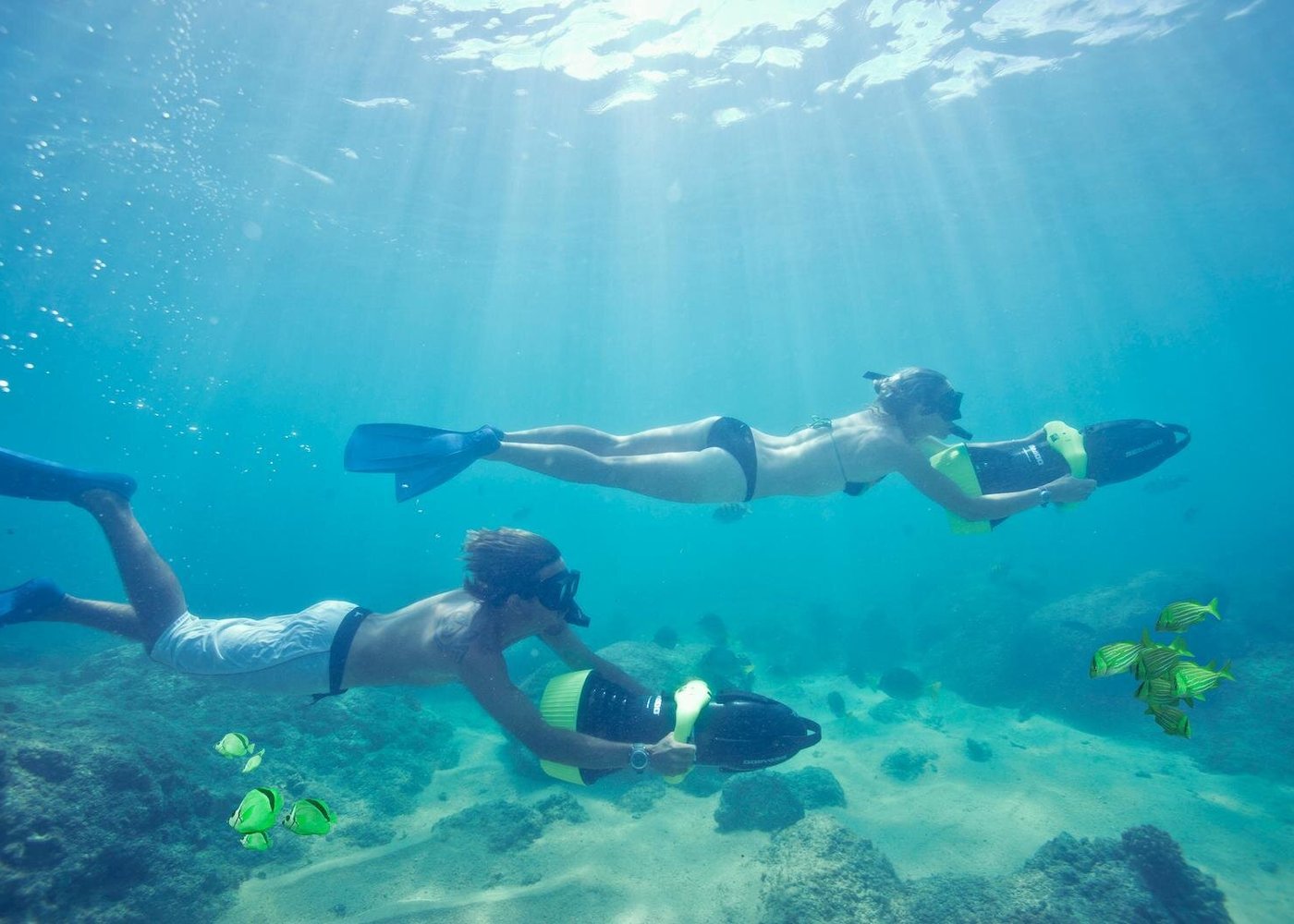 Kayak and Snorkel Tour to Lover’s Beach – Paddle to the arch and snorkel in the crystal-clear waters of Pelican Rock.