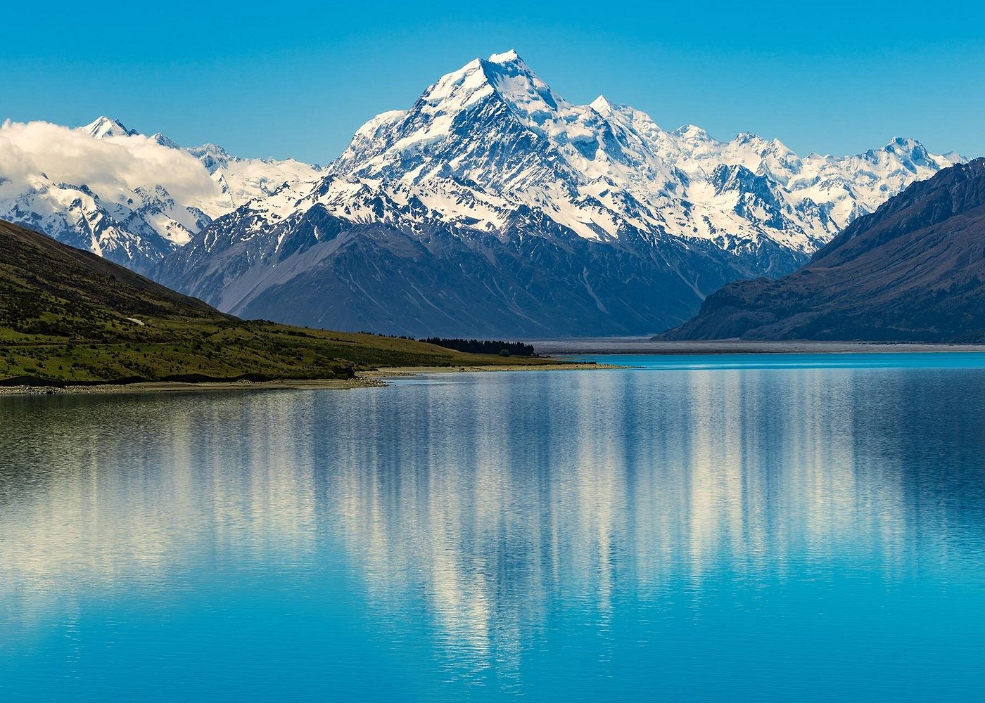 Blue Paradises A glacial lake on New Zealand’s South Island, Lake Tekapo is an adventurer’s playground by day