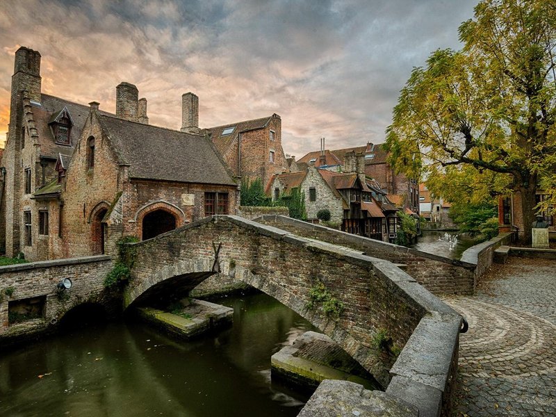 Smallest (and cutest) bridge in Brugge