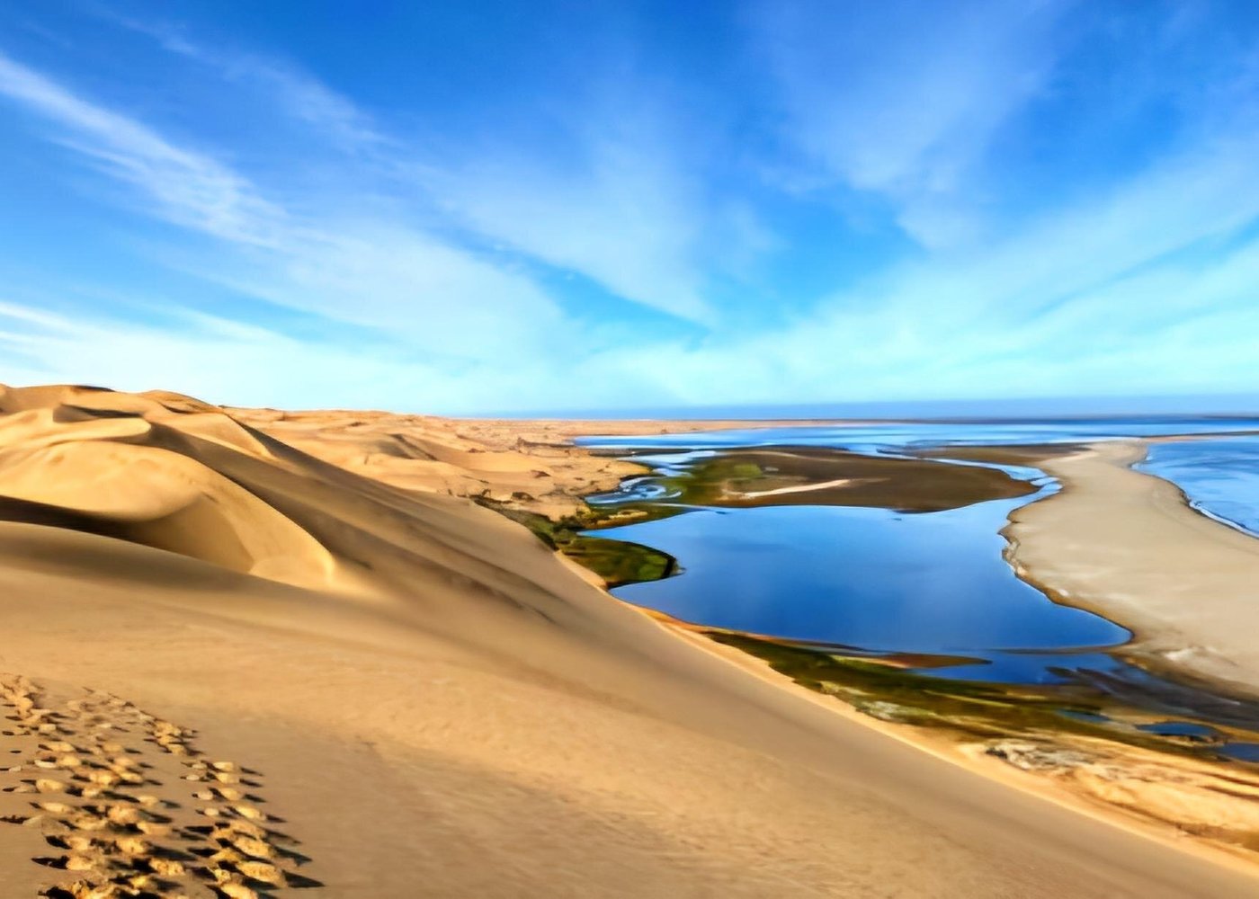 Sandwich Harbour 4x4 guided tours.Join us for an awe inspiring adventure.

