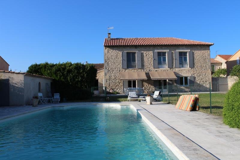 Vue depuis piscine