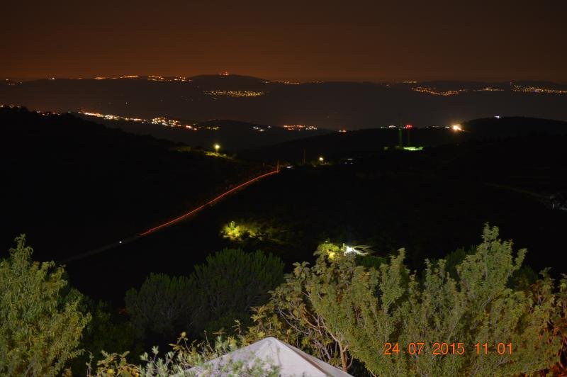 what you can see at night from the camp