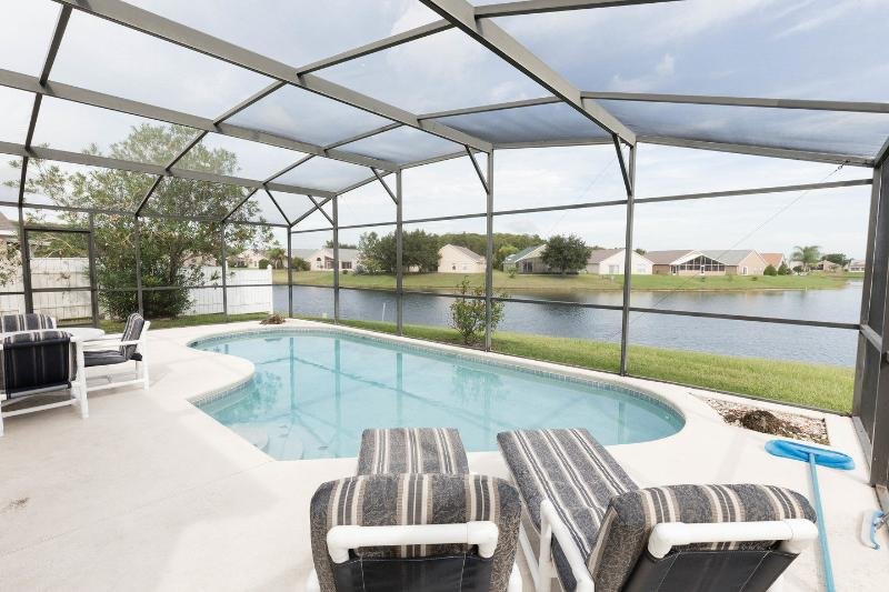 Very private pool with great outlook