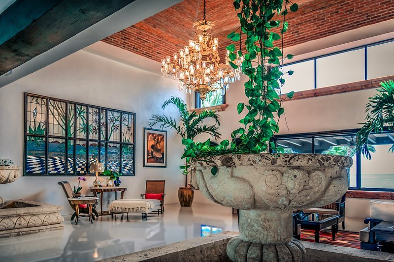 Living room with ocean view 
