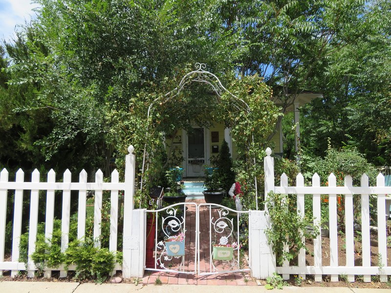 Antique gate at front entrance