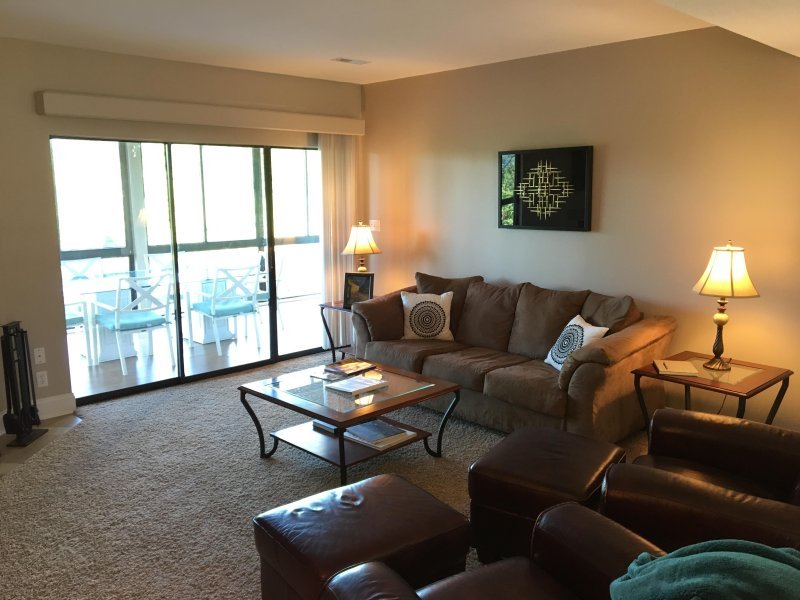 Great times for all; the couch is a sleeper that pulls out into a queen bed!