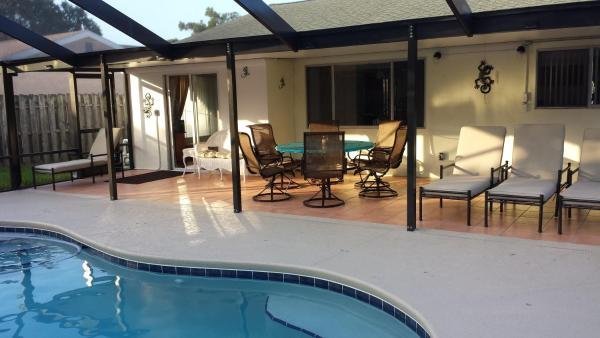 Stunning pool with sunsets on the Patio