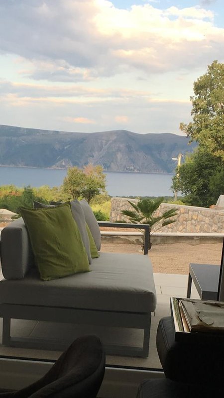 Terrace with sight on island Cres