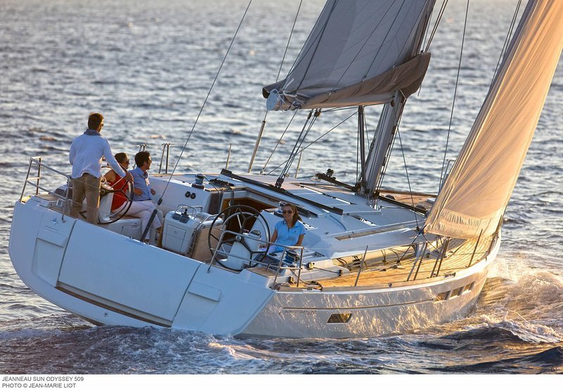 519 under sail.
