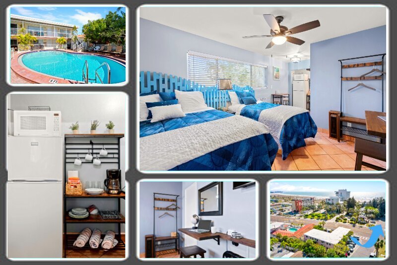 Boutique Beach Retreat get-a-way. Just steps from the beach, Gulf of Mexico in Treasure Island, FL.