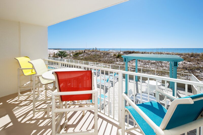 Balcony View - 
Gulf Dunes Resort Unit 107 Okaloosa Island Florida