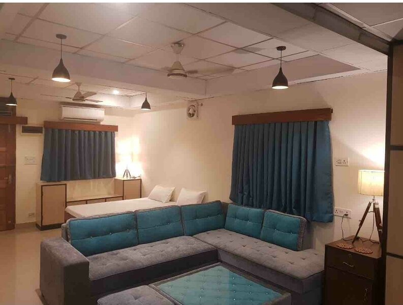 Living Room with Sofa Bed