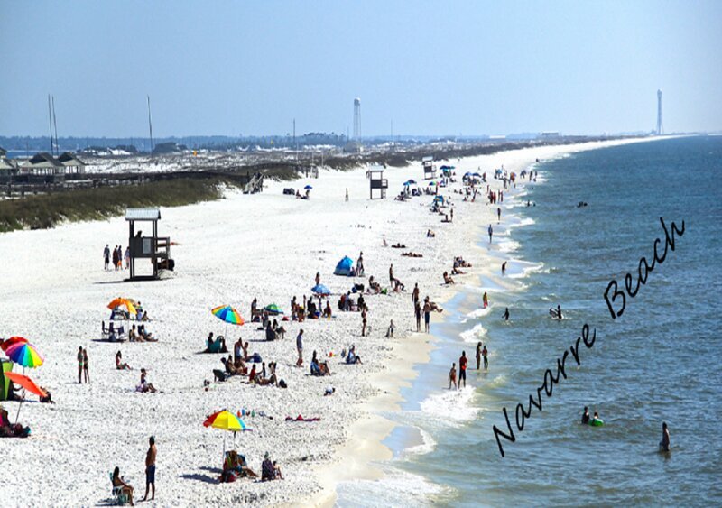 Navarre Beach is minutes away from this vacation Rental,