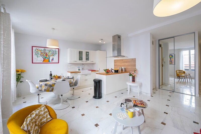 Kitchen and dining area
