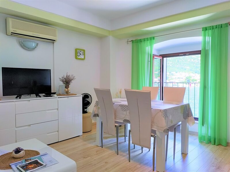 living room and view