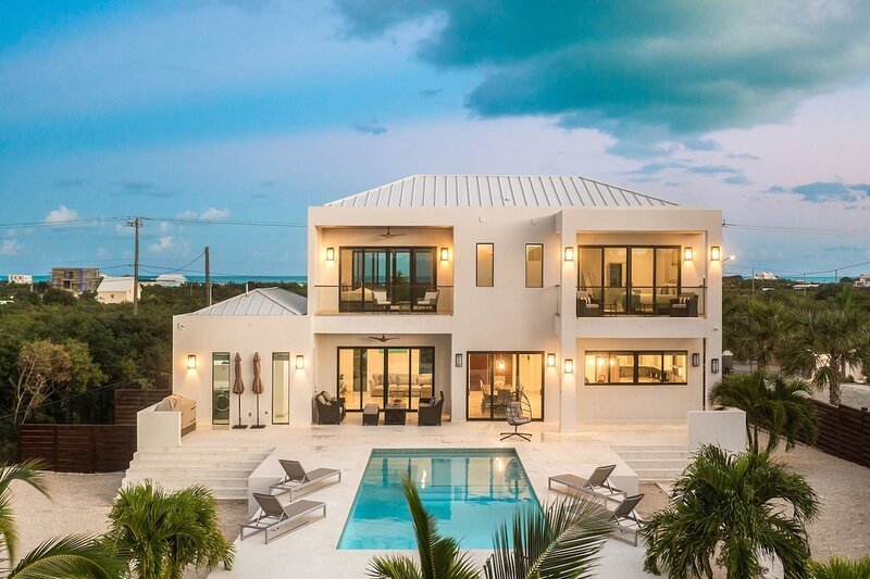 Your own private pool with a sun deck & covered sofa lounge area