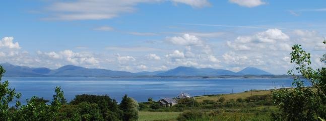 View of Clew Bay from front of house