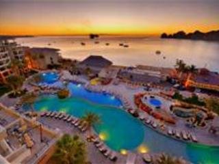 arial sunset view